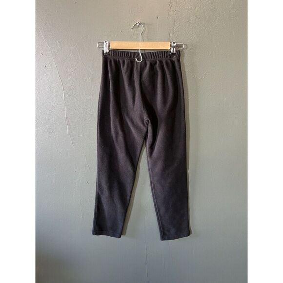 REI Youth Kids Black Fleece Pull On Sweatpants Size Large 12-14 - Picture 2 of 3